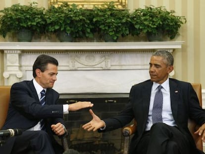 Enrique Peña Nieto e Barack Obama.