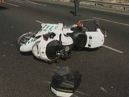 Un guardia civil muerto y otro herido en una colisión en Benalmádena