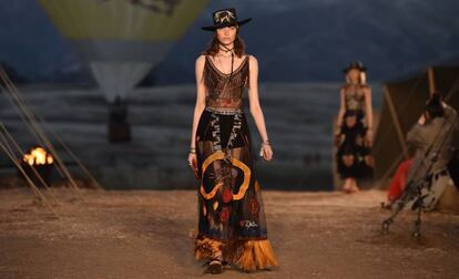 Desfile de la colección resort de Dior, en Calabasas (California), el pasado 11 de mayo.
