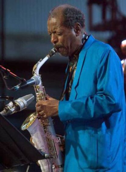 Ornette Coleman, durante uma apresentação em 2007.