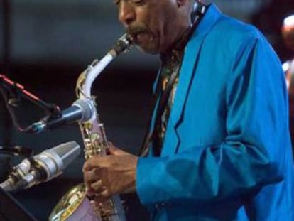 Ornette Coleman, durante una actuación en A Coruña en 2007.