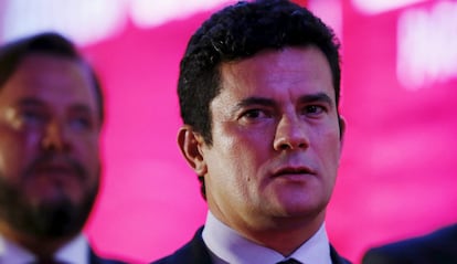 Sérgio Moro em Curitiba, no último dia 9.