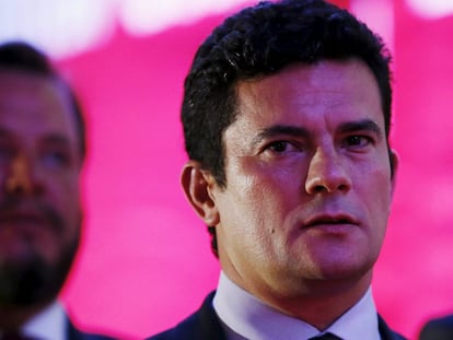 Sérgio Moro em Curitiba, no último dia 9.