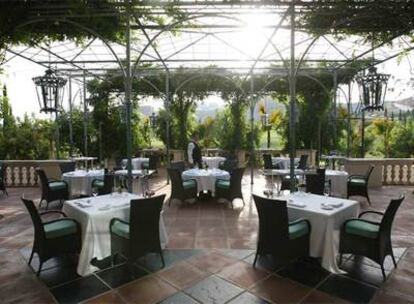 Terraza del restaurante La Veranda.