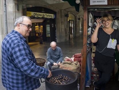 Màniga curta i de camisa durant l'última castanyada.