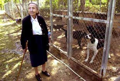 Blanca de la Quintana, una de las propietarias de El Altillo, ayer en su finca de Jerez.