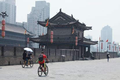 Además de los famosos guerreros de terracota, la ciudad china de Xi'an alberga una muralla construida durante la dinastía Ming, entre los años 1374 y 1378. Es la mejor conservada de todas las que defendían las ciudades chinas.