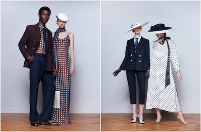 Dos propuestas de la colección 'Prints & Patterns', que “busca evocar la alegría y la individualidad con patrones que van desde lo divertido a lo sofisticado”, en palabras del director creativo de Ascot.