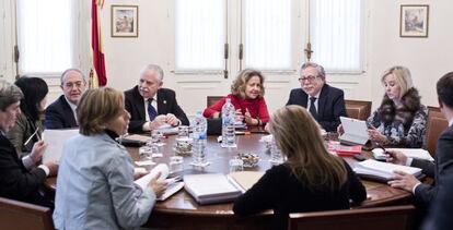 Reuni&oacute;n del Consejo Fiscal, en enero de 2015.