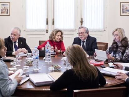 Reuni&oacute;n del Consejo Fiscal, en enero de 2015.