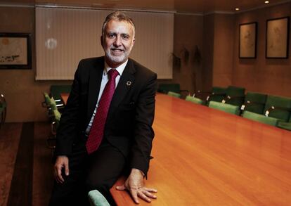 Ángel Víctor Torres, el pasado jueves en Madrid.