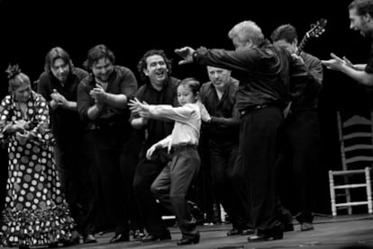 Una de las escasas ocasiones en que la familia Galván al completo se sube al escenario. Fue 2009, en el Festival de Nimes.