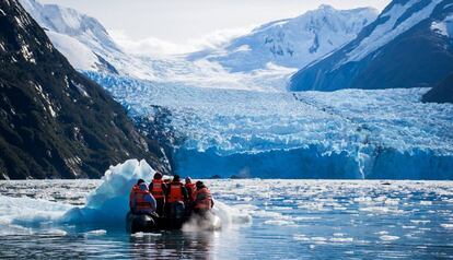 Glaciar Pía, en Tierra del Fuego, en Chile.