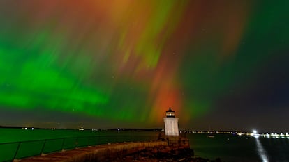 Este fenómeno astronómico también fue percibido en el cielo de Portland, Maine, Estados Unidos, este 10 de octubre.