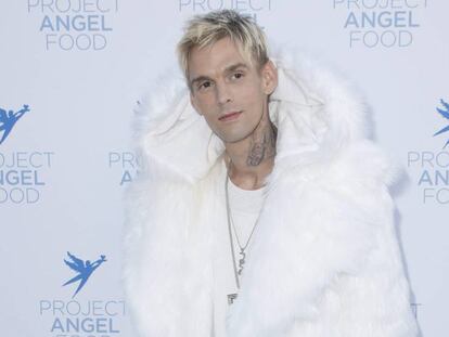 Aaron Carter en una gala de Los Ángeles (California, EE UU) , en 2017.