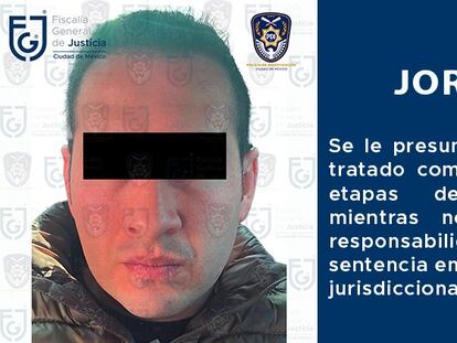 Ficha policial de Jorge Manuel 'N', exfuncionario durante el Gobierno de Miguel Ángel Mancera.