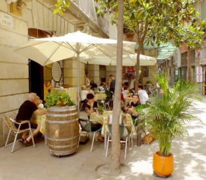 La terrasseta del Ménage à trois.