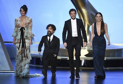 Los protagonistas de 'Juego de tronos' en los Emmy.