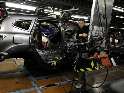 Planta de producci&oacute;n de Nissan en Sunderland (Reino Unido).