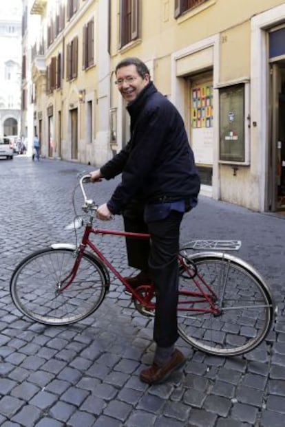 El médico Ignazio Marino, candidato del centroizquierda para alcalde de Roma.