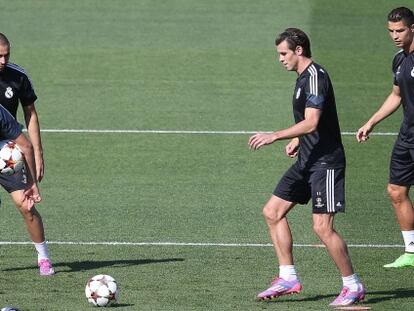 Bale con Ronaldo en Valdebebas