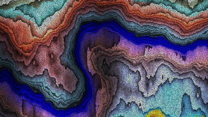 Una simulaci&oacute;n de la obra Earthworks de Semiconductor, que se estrenar&aacute; en el S&ograve;narplanta.