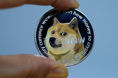 Imagen de la criptomoneda Dogecoin.