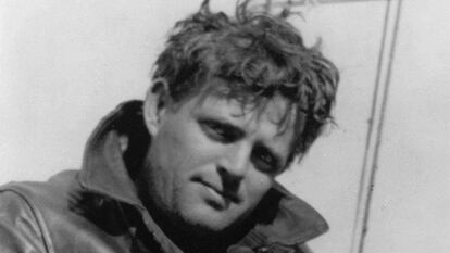 L'escriptor Jack London en la seva època de joventut.