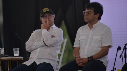 Gustavo Petro y Danilo Rueda, el 7 de diciembre de 2022 en Buenaventura (Colombia).
