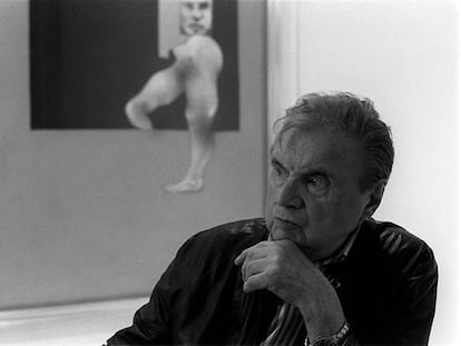 El pintor Francis Bacon, in 1991.