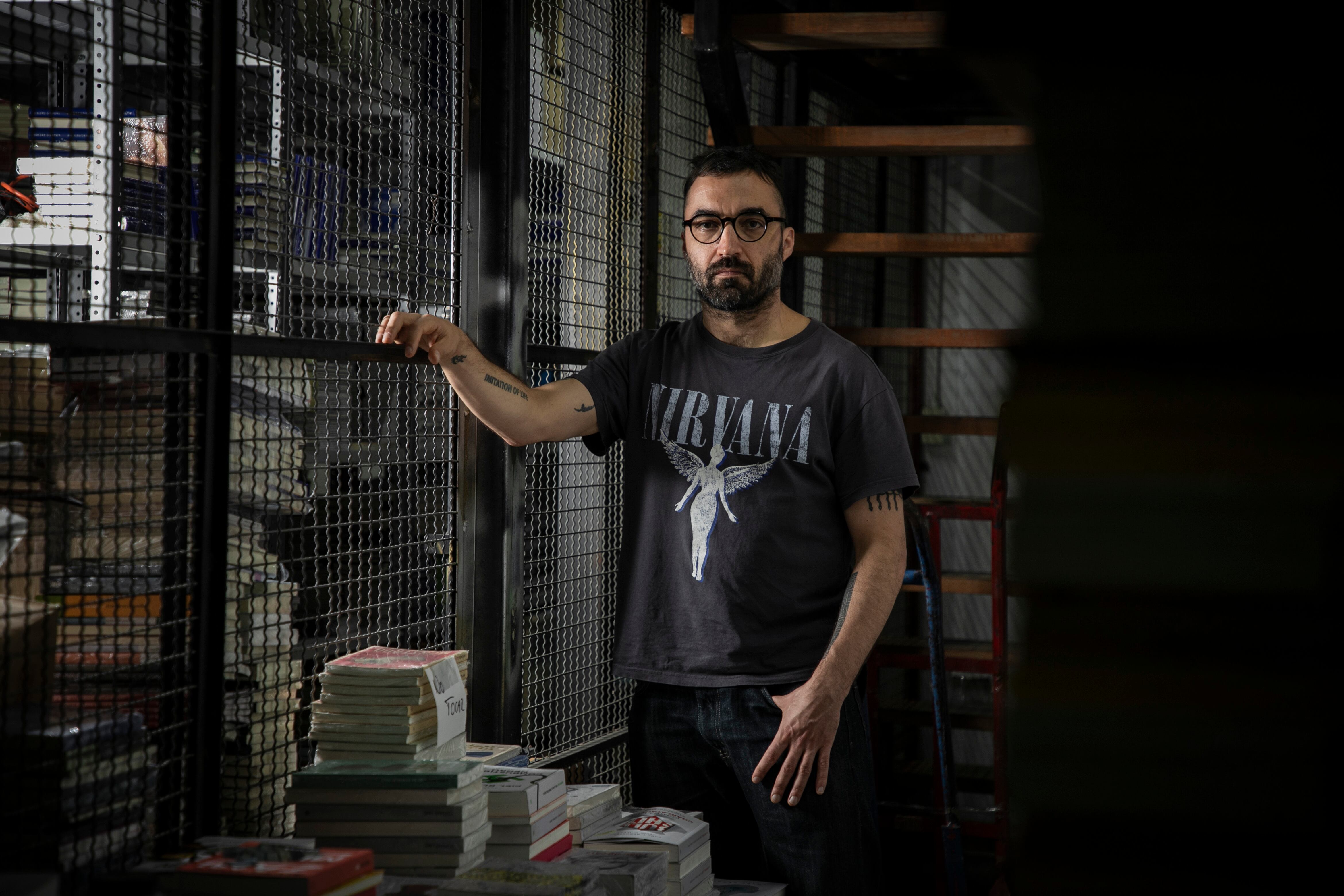 Eduardo Rabasa en la editorial Sexto Piso, en Ciudad de México, el 26 de septiembre del 2025.