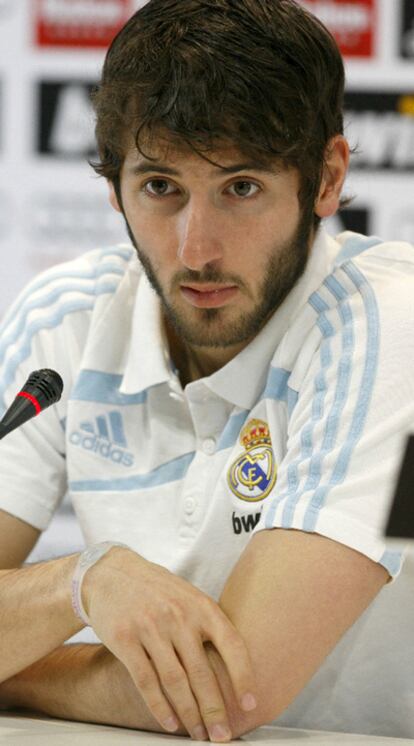 Esteban Granero, en rueda de prensa.