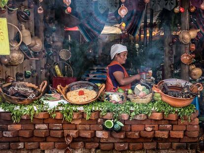 Una cocina tradicional en América Latina.