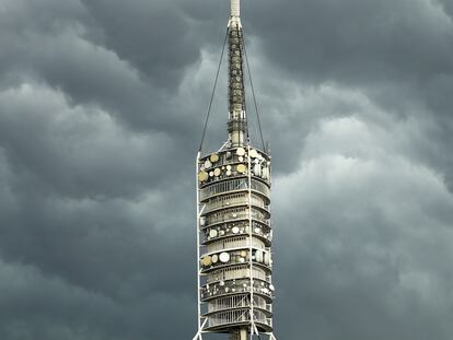 Torre de comunicaciones de Collserola, en Barcelona.