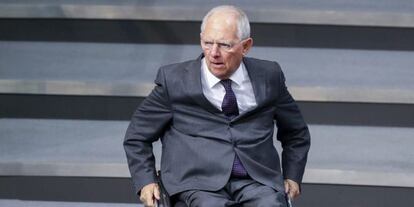 El ministro de Finanzas alem&aacute;n, Wolfgang Sch&auml;uble. 