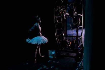 Marianela Nuñez, bailarina principal en el Royal Ballet de Londres, antes de bailar 'La Bella Durmiente'.