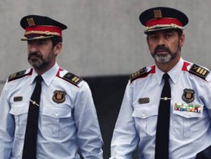 El actual jefe de los Mossos, Ferran López, y el mayor Trapero mantuvieron una relación distante al frente de la policía catalana