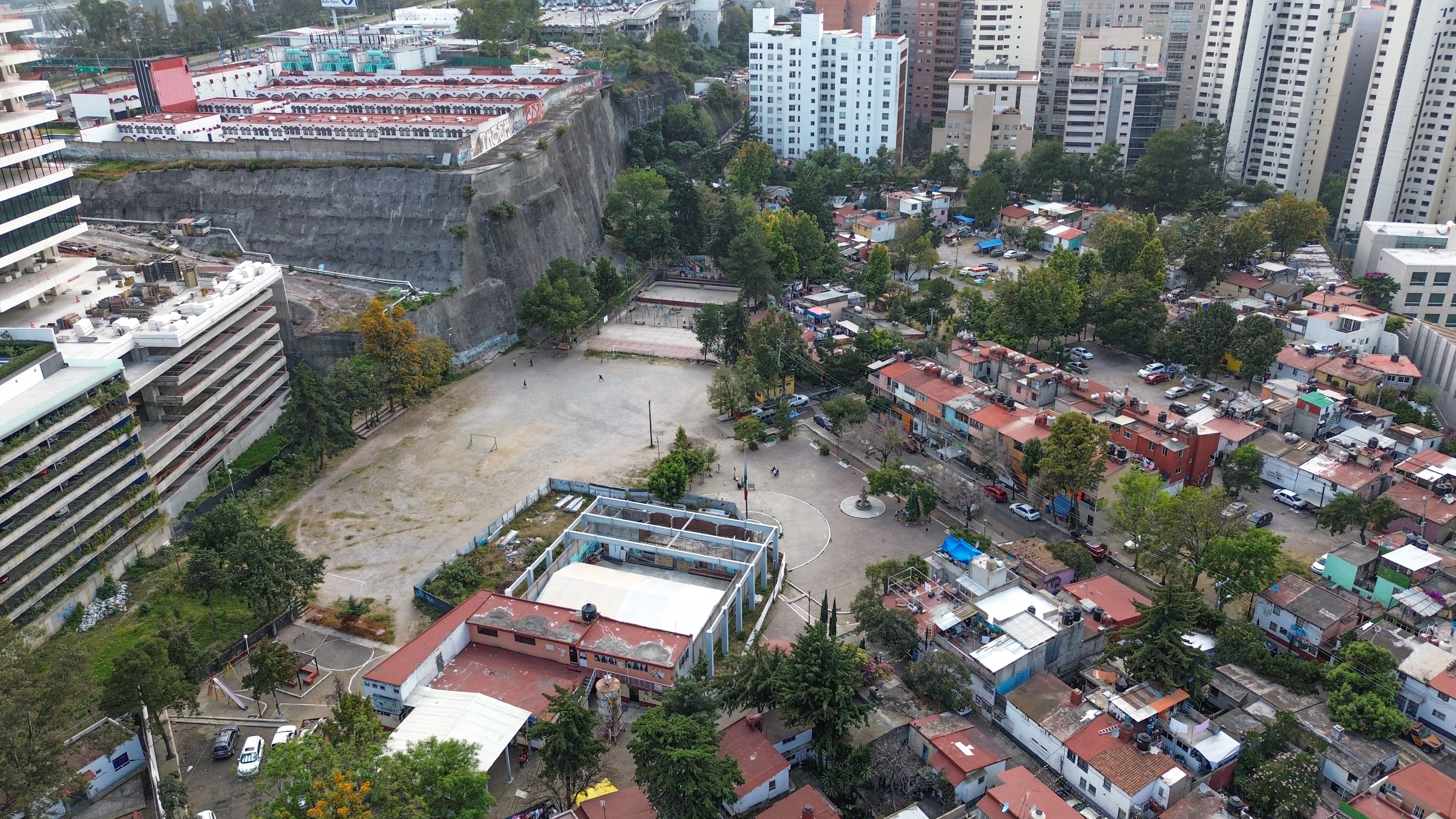 Vista de la colonia Palo alto, en Ciudad de México. 