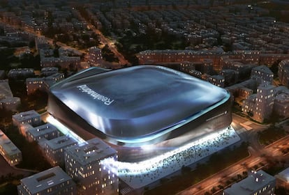 Infografía del nuevo estadio.