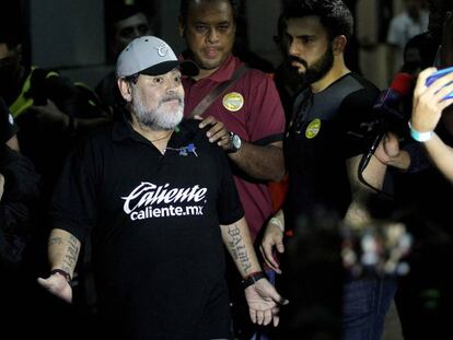 Maradona, tras la final con Dorados.