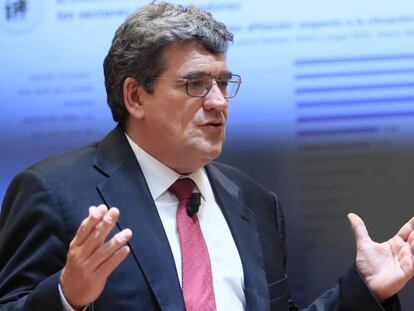 El ministro de Inclusión, Seguridad Social y Migraciones, José Luis Escrivá.