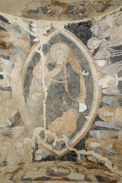 Frescos en San Miguel de Gormaz