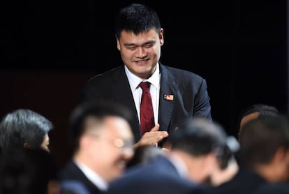 Yao Ming, tras ser elegido presidente de la Federaci&oacute;n china
