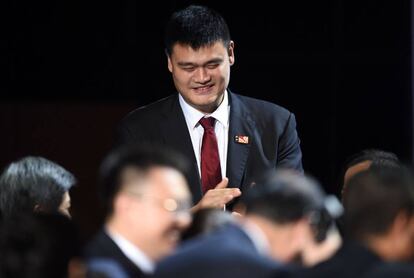 Yao Ming, tras ser elegido presidente de la Federación china
