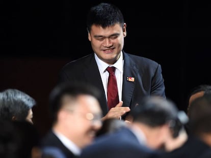 Yao Ming, tras ser elegido presidente de la Federaci&oacute;n china