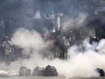 Estudantes protestam em São Paulo na última sexta-feira.