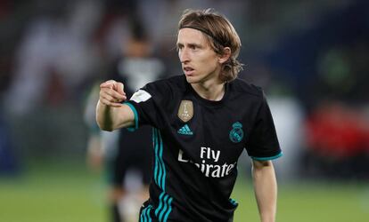 Luka Modric, contra el Al-Jazira en el Mundialito.