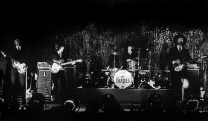 Concierto de The Beatles en la Plaza Monumental de Barcelona, el 3 de julio de 1965.