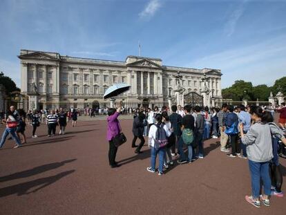 El palacio de Buckingham, en Londres.