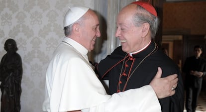 El encuentro entre el Papa y el Cardenal Juan Luis Cipriani.